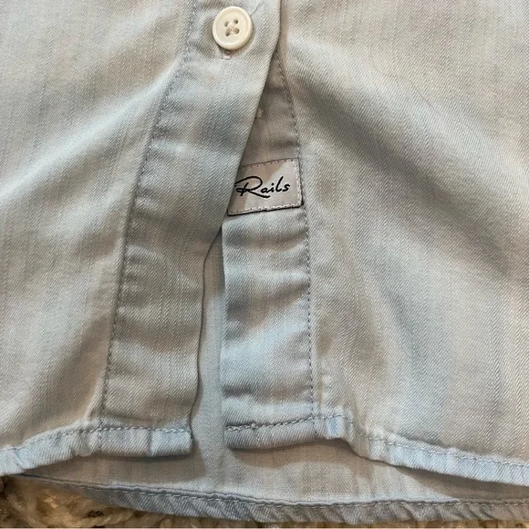 RAILS Willow Ruffled button down shirt - Picture 8 of 11